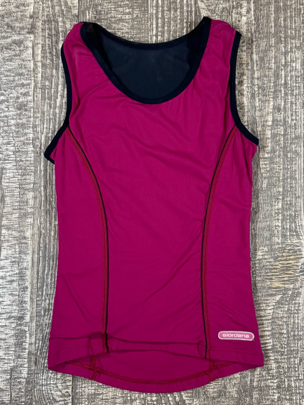 Women's Giordana Pink Cycling Tank Top